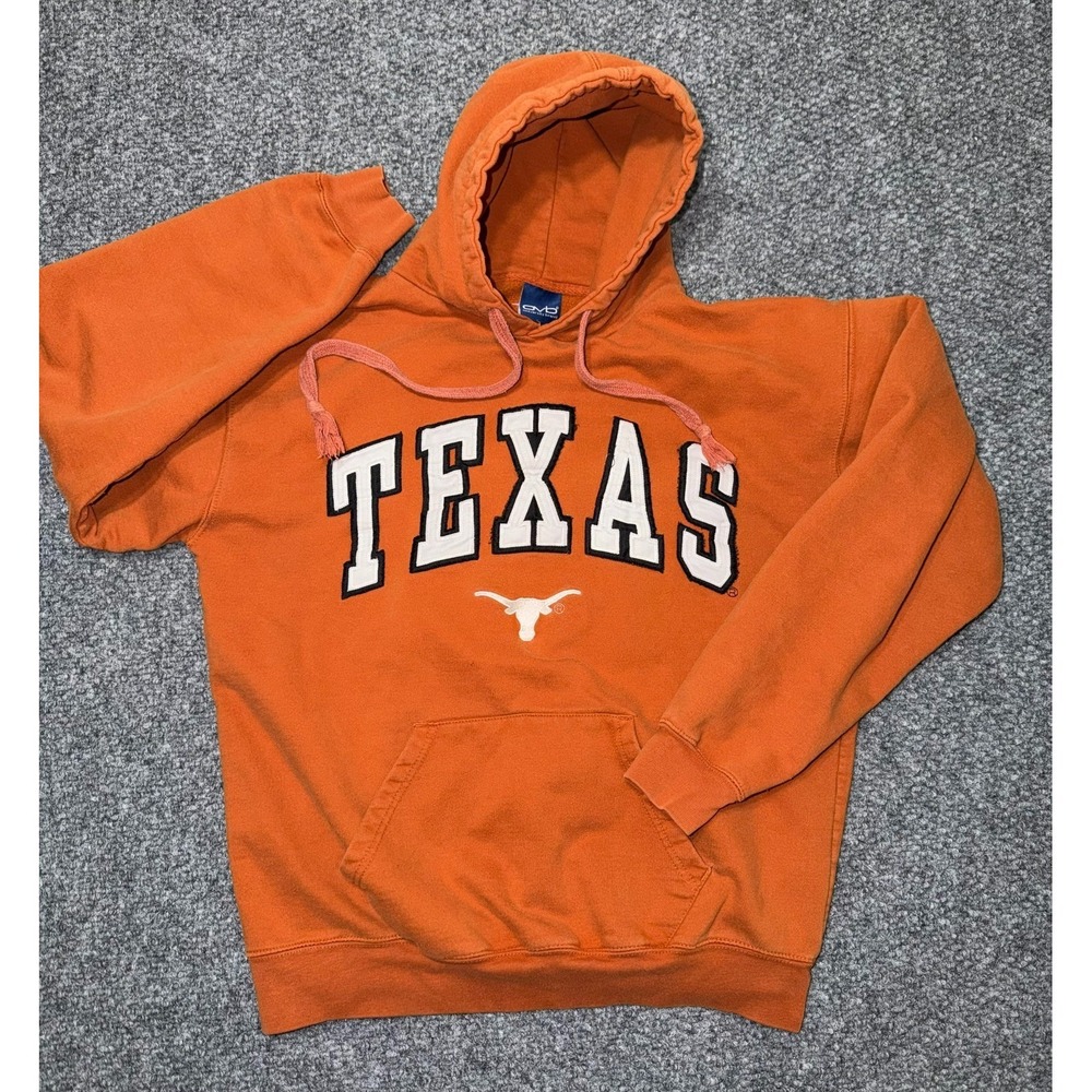 OVB Old Varsity Brand Texas Longhorns Burnt Orange Hoodie Size XL